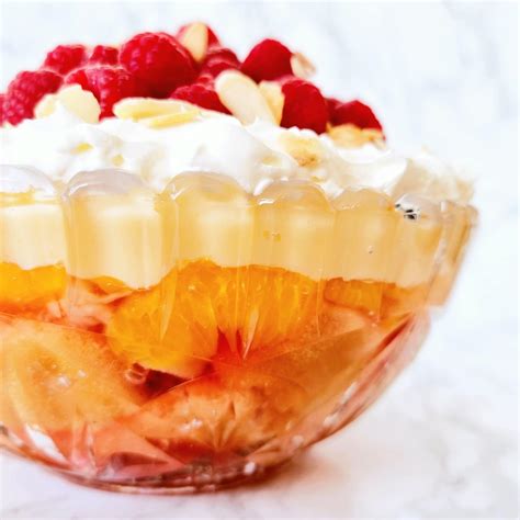 Easy Sherry Trifle with Jelly & Sponge Fingers – Feast Glorious Feast