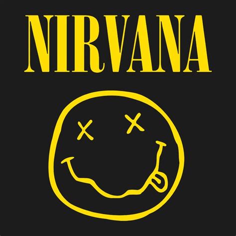 Nirvana T-Shirt | Smiley Face Logo One-Sided Nirvana Shirt | Nirvana ...