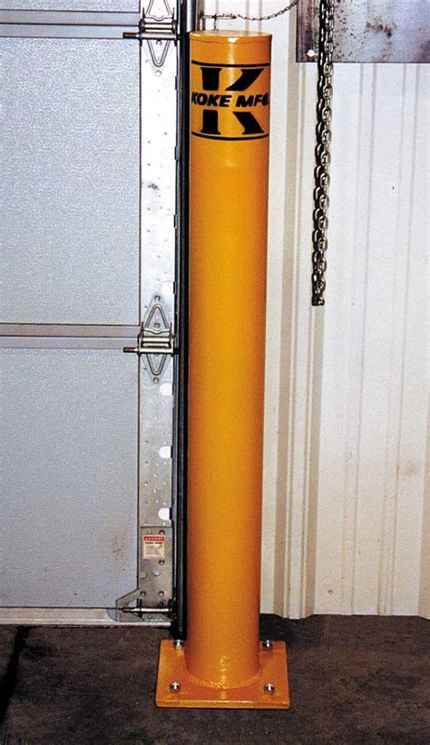 Safety Bollards Protect Equipment, Doors and Panels | Koke Inc's Steel Safety Bollards