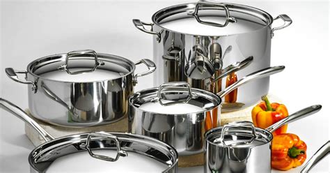 Tramontina 12-Piece Stainless Steel Cookware Set Only $199 Shipped ...