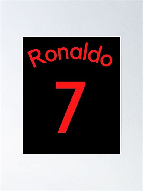 "Ronaldo Manchester United " Poster for Sale by NxtLvlDsgns | Redbubble