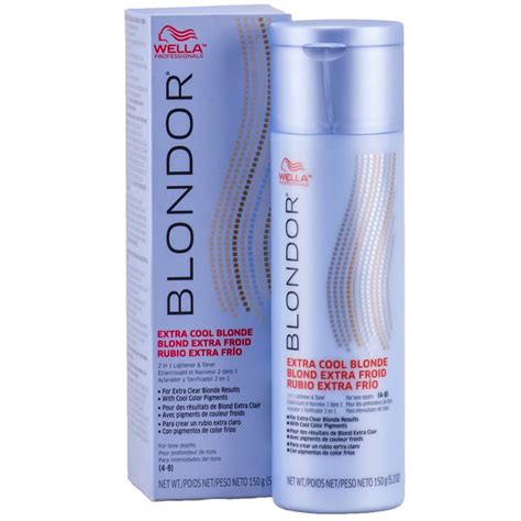 Wella Professionals Blondor Extra Cool Blonde 2 in 1 Lightener & Toner - Size : 5.2 oz - Walmart.com