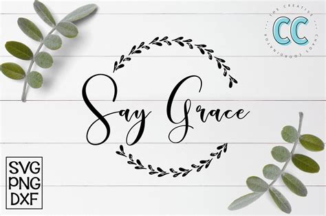 Say Grace By Creative Chaos | TheHungryJPEG