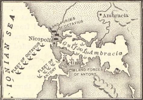 Map of the Battle of Actium | Student Handouts