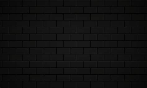 Brick Black Wall Texture Background. Dark Brickwork Pattern. Block Stone Structure Backdrop ...