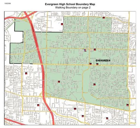 Boundary and Safe Walking Map - Evergreen Public Schools