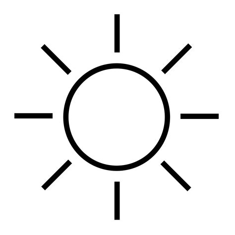 Black and White Sun Logo - LogoDix