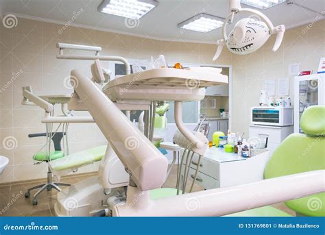 Dental Clinic Interior with Modern Dentistry Equipment. Dental Office Stock Image - Image of ...