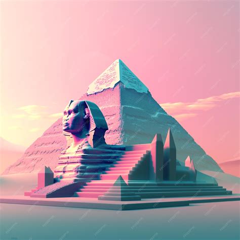 Premium AI Image | giza pyramids