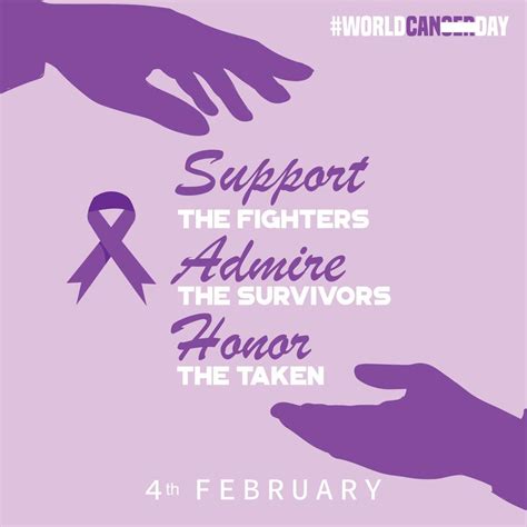 World Cancer Day quotes concept. Vector Illustration 4 February World ...