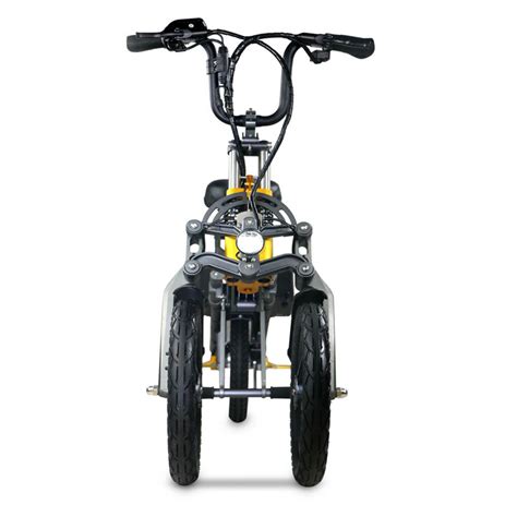 Fast Lightweight Three Wheel Electric Trike Convenient Easy Folding