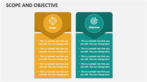 Scope and Objective PowerPoint Presentation Slides - PPT Template