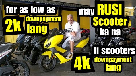 Low Downpayment at Monthly installment Price check ng RUSI Scooters and ...