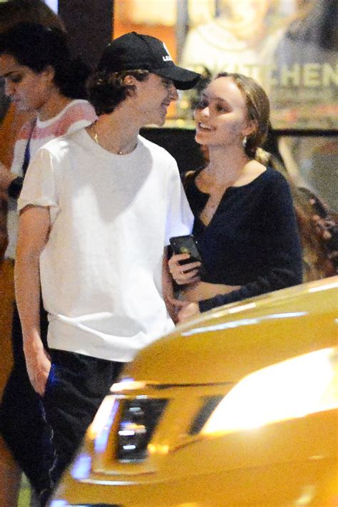 LILY-ROSE DEPP and Timothee Chalamet Out in New York 09/23/2019 ...