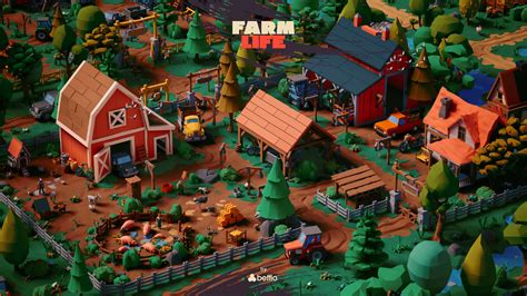 Farm Life - UE4, Unity3D, FBX Stylized LowPoly on Cubebrush.co | Low ...