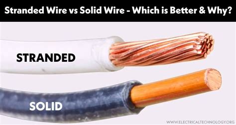 Stranded Wire vs Solid Wire. Which One is Best and Why? | Solid wire, Basic electrical wiring ...