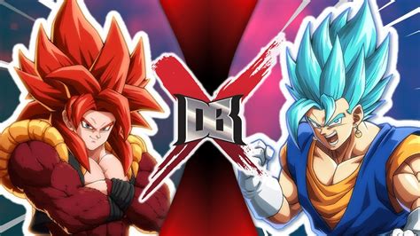 Dragon Ball Z Gogeta And Vegito Super Saiyan 4