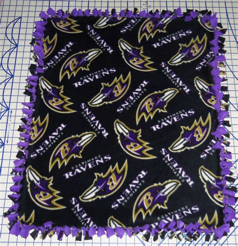 Baltimore Ravens Fleece Baby Blanket Pet Lap NFL Football