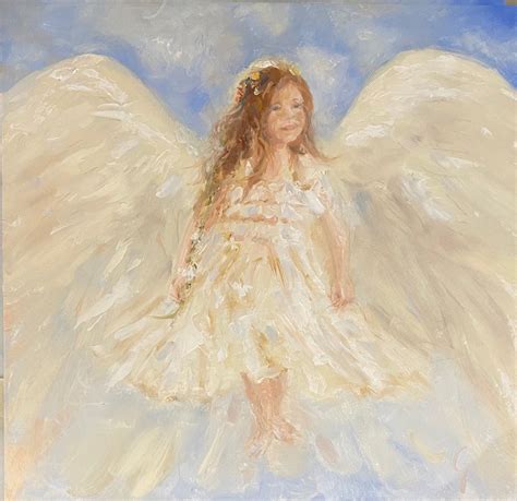 Angel Paintings Paintings of Children Spiritual Paintings - Etsy