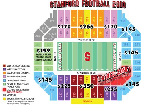 Maples Pavilion Seating Chart