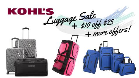 Kohl's Luggage Sale + Stacking Coupons! :: Southern Savers