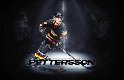 Elias Pettersson Vancouver Canucks Retro Wallpaper by motzaburger on ...