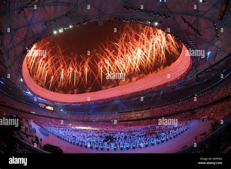 Fireworks Opening Ceremony Stock Photo - Alamy