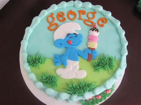 Smurf Birthday - CakeCentral.com