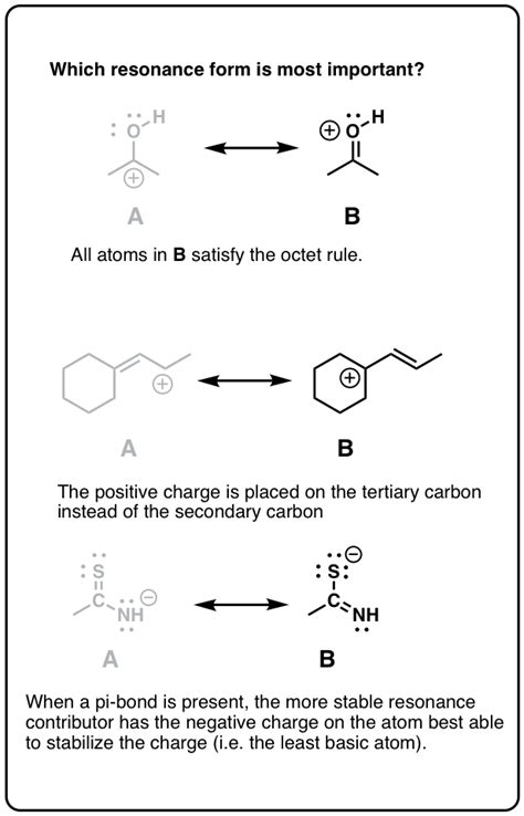 Resonance Structures: 4 Rules On How To Evaluate Them, With Practice