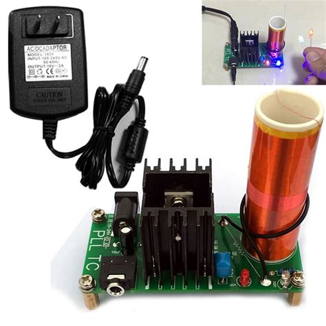 DIY Mini Tesla Coil Kit 15W Mini Music Tesla Coil Plasma Speaker Tesla ...