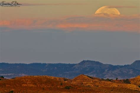 Moon Over the Mountains - Bliss Photographics Moon