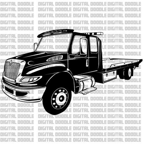 Flatbed Tow Truck Logo - AutumnkruwDouglas