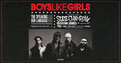 Boys Like Girls Announce “Speaking Our Language Tour” - Live Nation ...