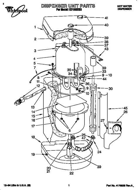 Primo Water Dispenser 601142 Parts