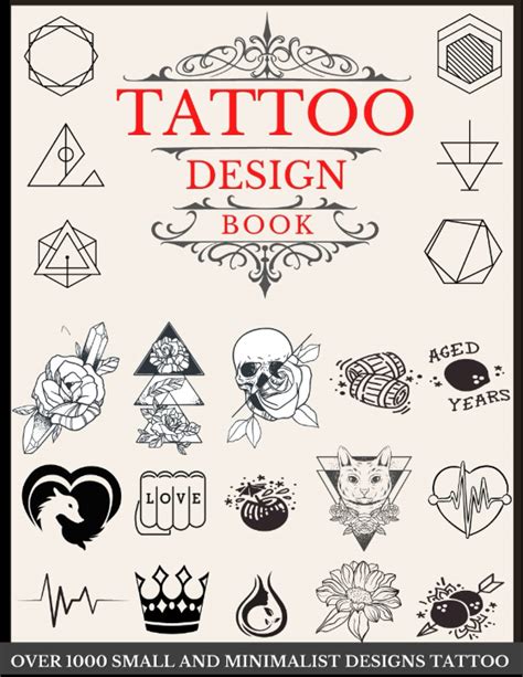 Tattoo Design Book: Over 1000 Small and Minimalist Tattoo Designs for ...