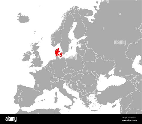 Where Is Denmark On A Map Of Europe - Gerrie Constancia