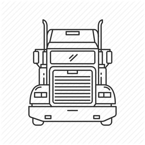 Semi Truck Icon #365039 - Free Icons Library