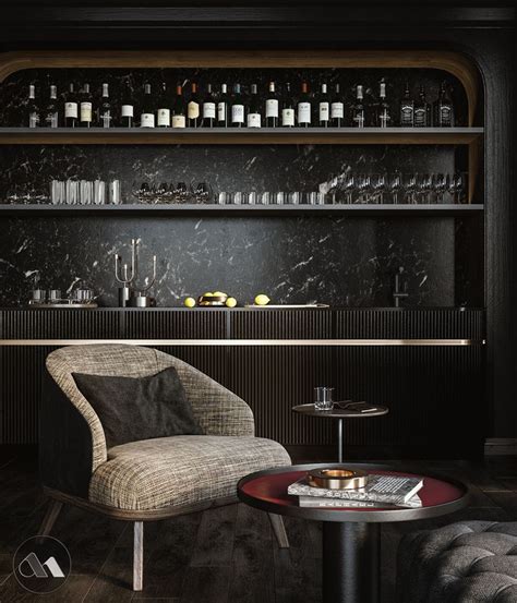 Lobby 33 on Behance | Home bar rooms, Modern home bar, Home bar cabinet