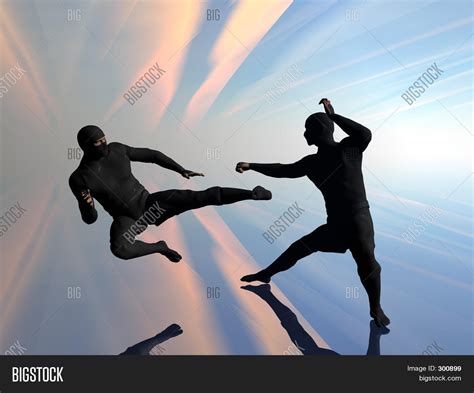 Two Ninja Fight Image & Photo (Free Trial) | Bigstock