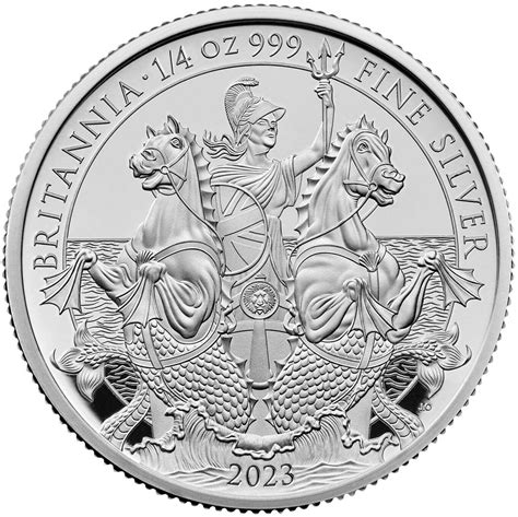 Silver Quarter Ounce 2023 Britannia, Proof, Coin from United Kingdom ...