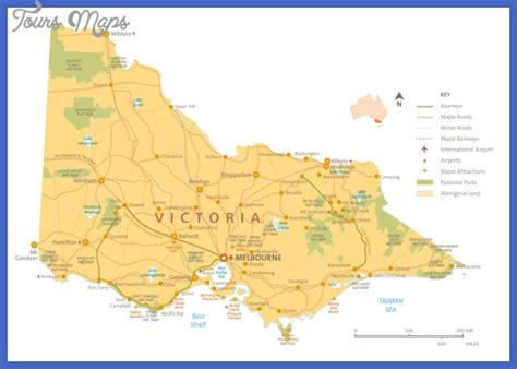 Melbourne Map Tourist Attractions - ToursMaps.com