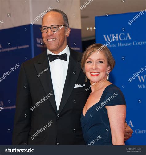 Washington April 25 Lester Holt And Wife Carol Hagen Arrives At The White House Correspondents ...