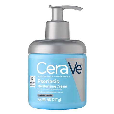 Buy CeraVe Moisturizing Cream for Psoriasis | With Salicylic for Dry Skin Itch & Urea for ...