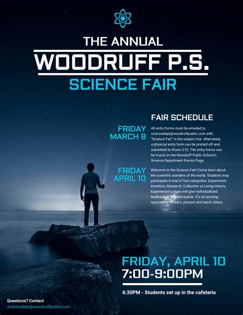 Futuristic Science Fair Event Flyer Idea - Event Flyer Examples, Flyer ...