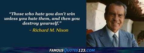 Richard M. Nixon Quotes on Men, Inspiration, Motivation and Perception