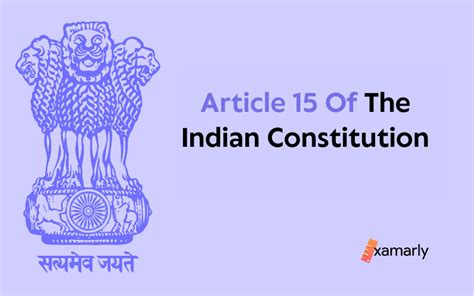 Article 15 Of The Indian Constitution // Examarly