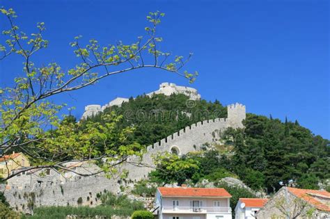 Fortress in Hvar, Croatia stock image. Image of relaxing - 1049501