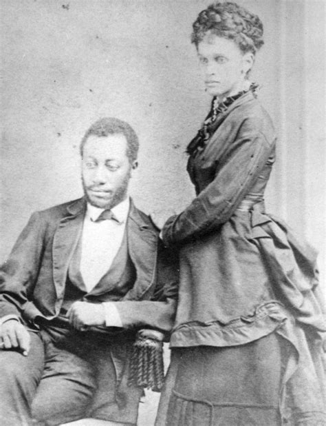 Beautiful photo of Fredrick Douglass' son, Lewis Douglass & wife ...