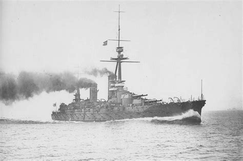 Japanese battleship Fuso running trials, 24 August 1915 - Warships images, warships photos ...