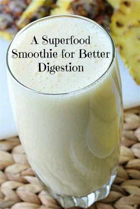 A Digestive Smoothie Recipe for Better Intestinal Health